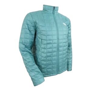 The North Face Thermoball Eco Bristol‎ Blue Jacket Zipper Quilt Mens Size Medium